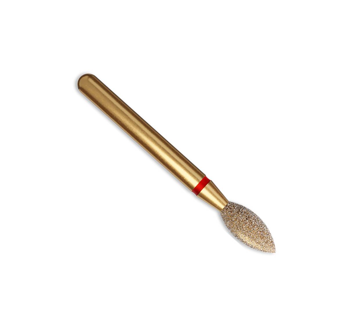Coltene Whaledent 60031773 Alpen FG #368 Football Pointed Fine Grit 2.3mm Red Diamond Burs 5/Pk