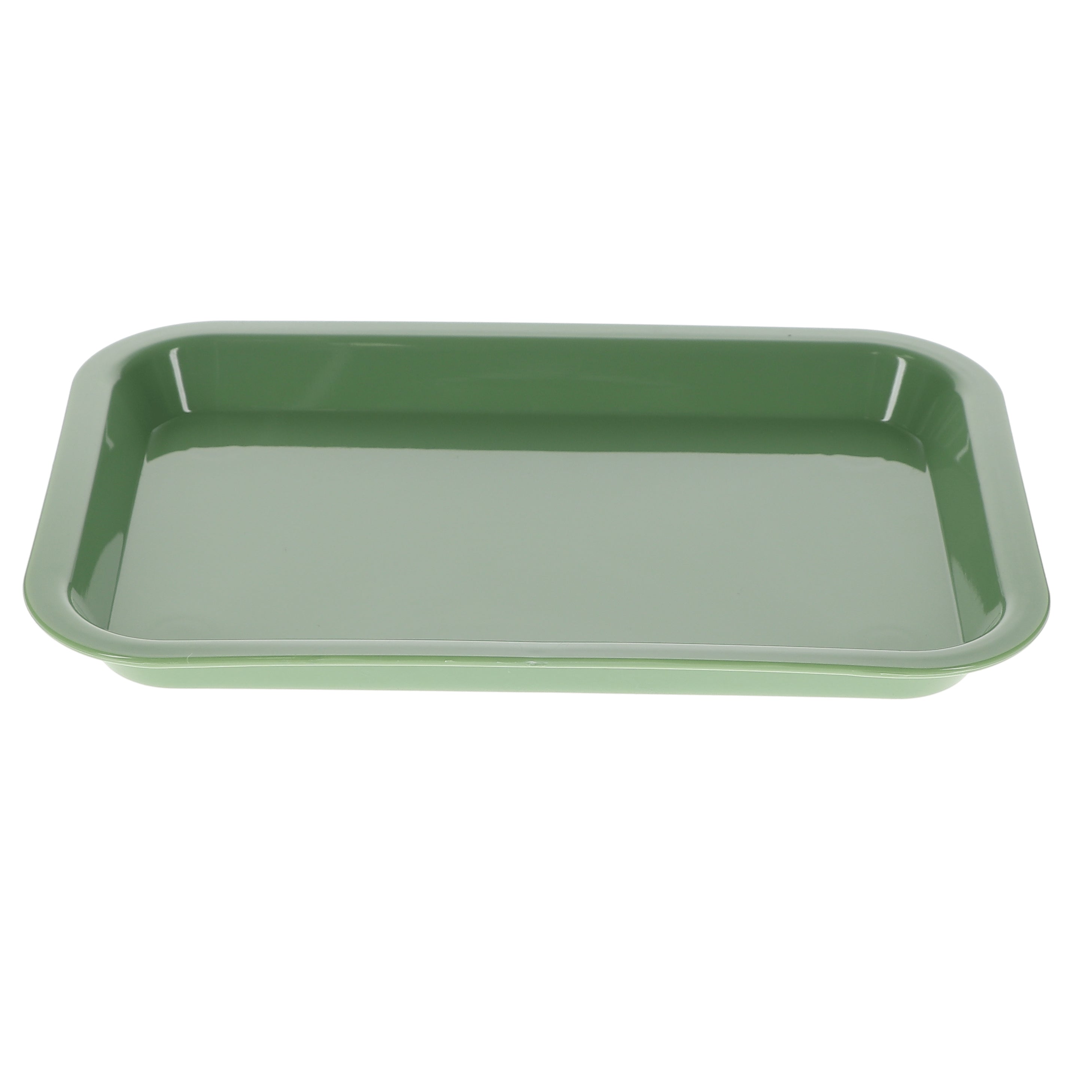 House Brand Dentistry 108157 HSB Set-Up Tray Flat #F Neon Green Plastic 9-5/8