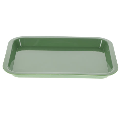 House Brand Dentistry 108157 HSB Set-Up Tray Flat #F Neon Green Plastic 9-5/8" X 6-5/8" X 7/8"