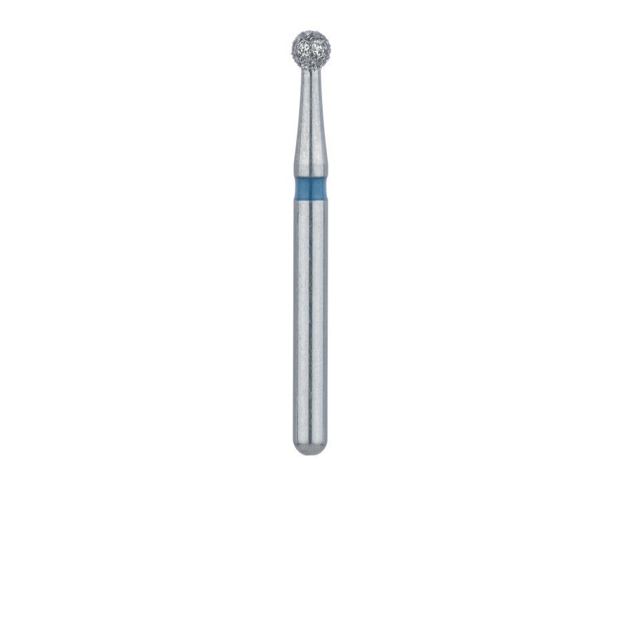 Meisinger 801-018-FG FG Round Medium Grit Diamond Burs 5/Pk