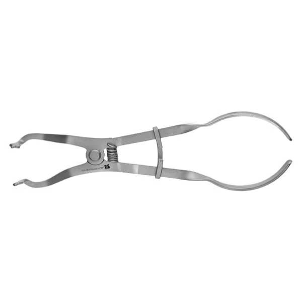 J&J Instruments 11-575 Rubber Dental Dam Forceps Ivory IV Type