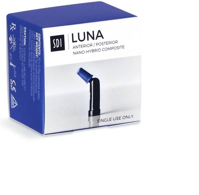 SDI 8451082 Luna Universal Light Cure Composite Complet A2 20/Pk 0.25gm