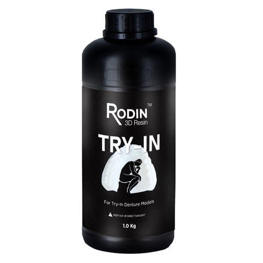 Pac-Dent 3DR-TIF Rodin Try-In 3D Resin 1kg/Bottle 1/Pk.