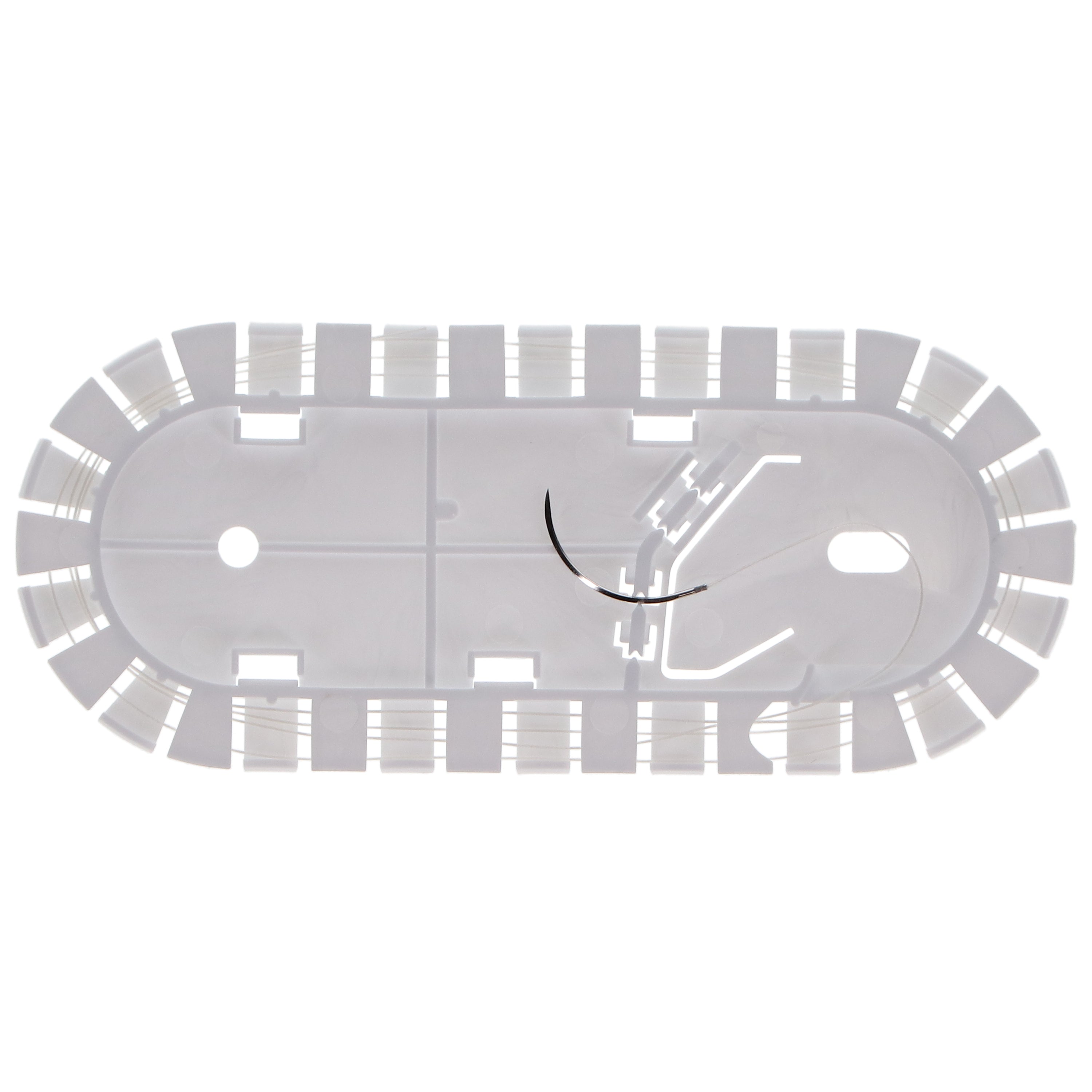 House Brand Dentistry 103120 Polyglactin Colorless Sutures 910 70cm 4/0 19mm 3/8 Circle Reverse Cutting 12/Bx