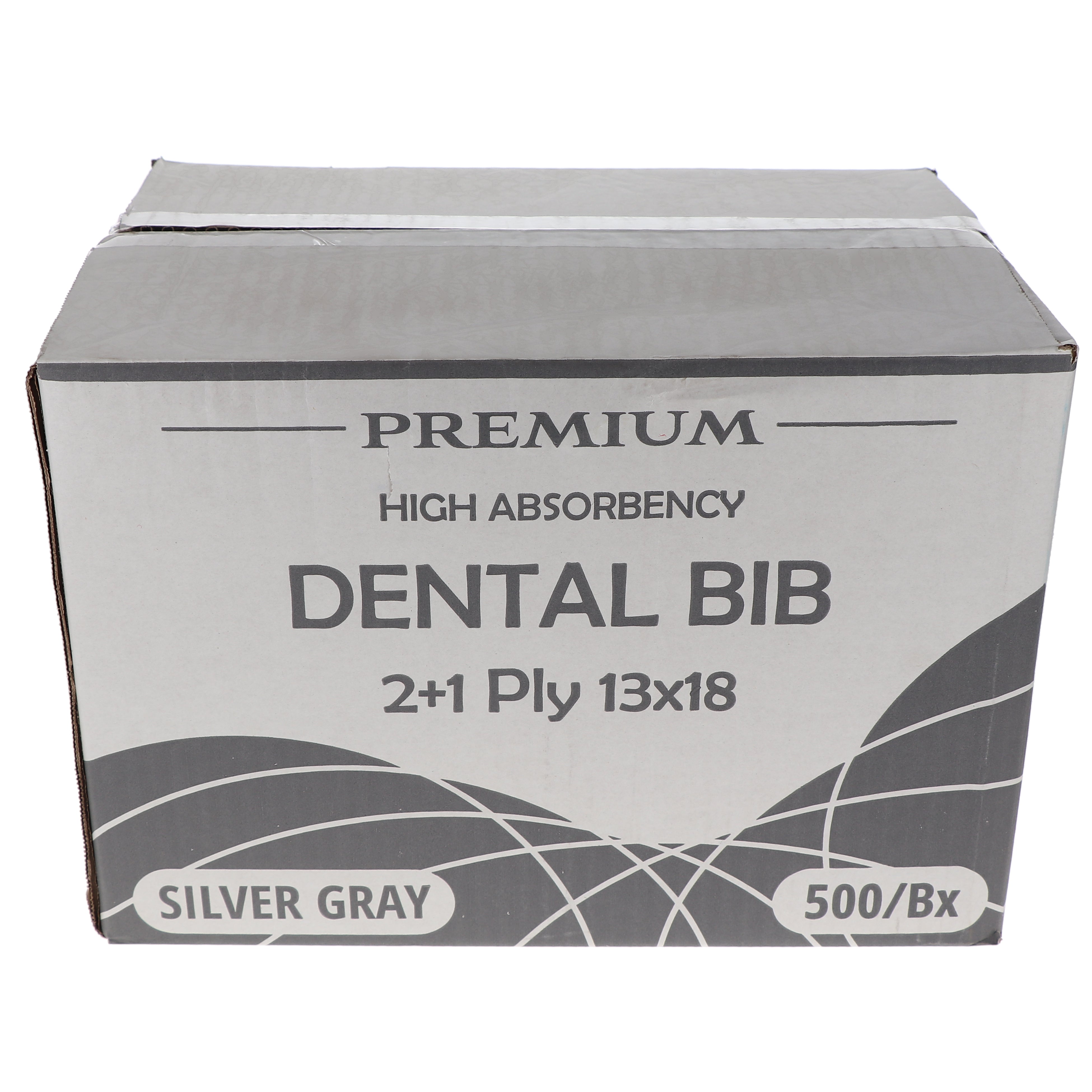 House Brand Dentistry 109218 HSB Dental Patient Bibs 2+1 Ply 13