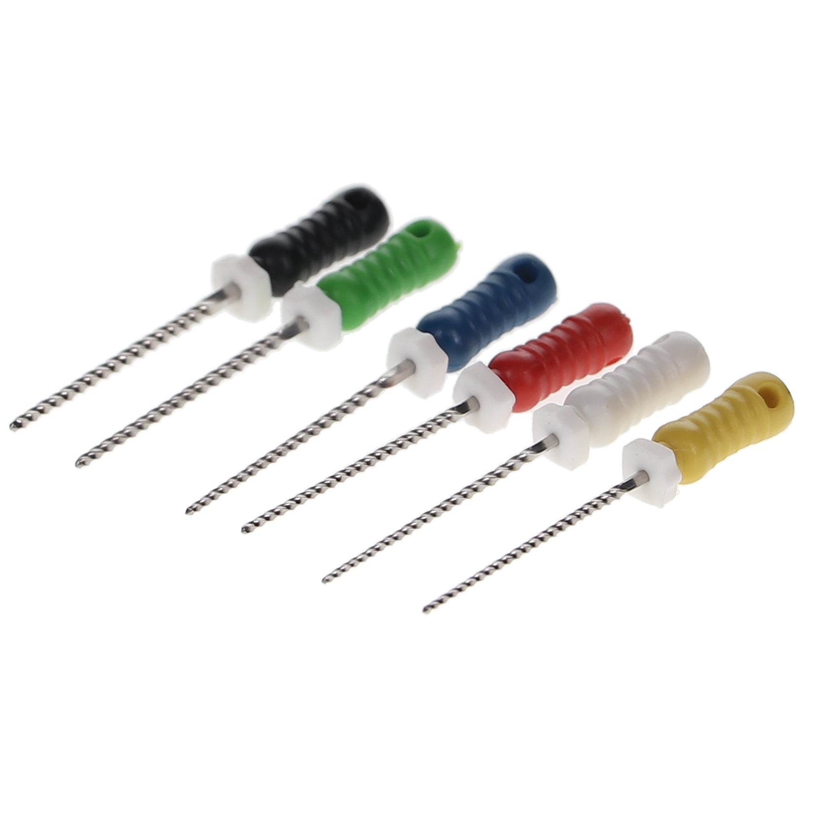 House Brand Dentistry 400111 HSB Endodontic K-Files 21mm #45-80 Assorted Stainless Steel 6/Pk