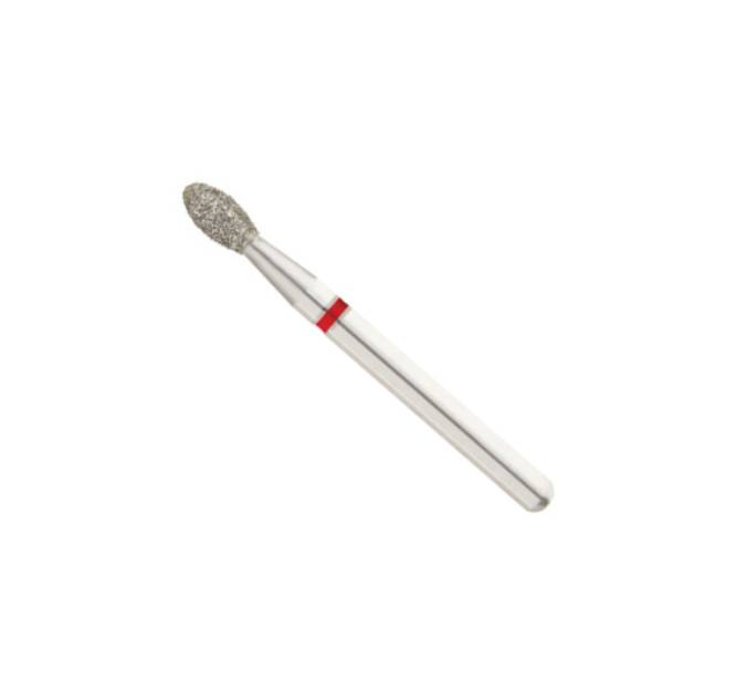 Premier Dental P379023F Priva FG Egg Shaped Fine Grit Red Diamond Burs 5/Pk