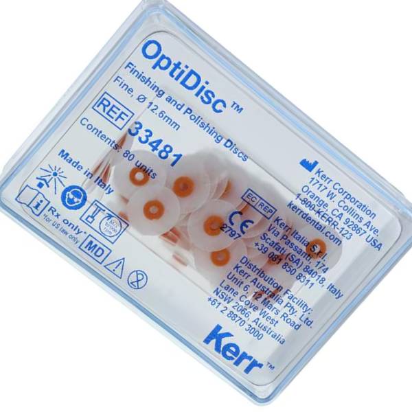 Axis Dental 33481 OptiDisc 12.6mm Fine Translucent 80/Pk