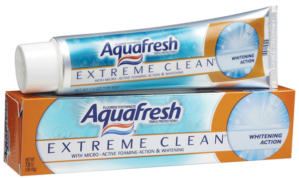 GlaxoSmithKline 33873C Aquafresh Extreme Clean Fluoride Toothpaste Whitening Action Mint Blast 12/Pk 5.6 oz