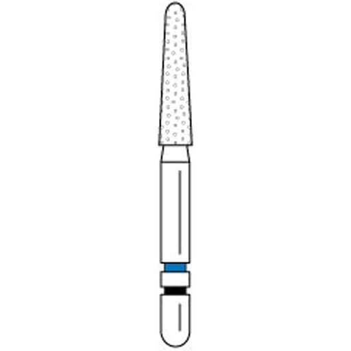 Premier Dental 2015674 Two Striper Ztech Diamond Bur Friction Grip 770.8ZM 5Pk