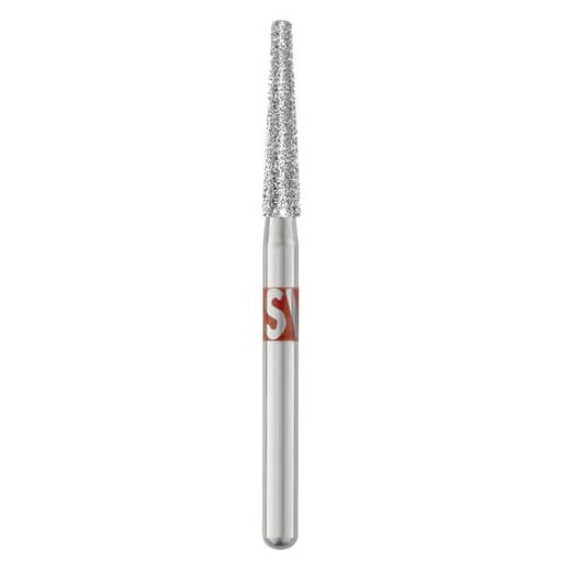 SS White 856-016F Piranha FG Round End Taper Fine Grit Diamond Burs 25/Pk