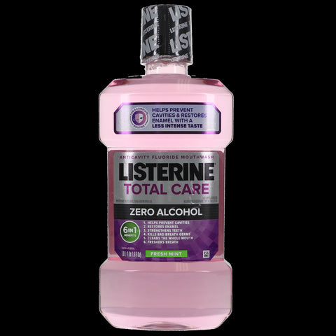 Warner Lambert Company 30671 Listerine Total Care Zero Fresh Mint Mouthwash 1L EXP Feb 2025