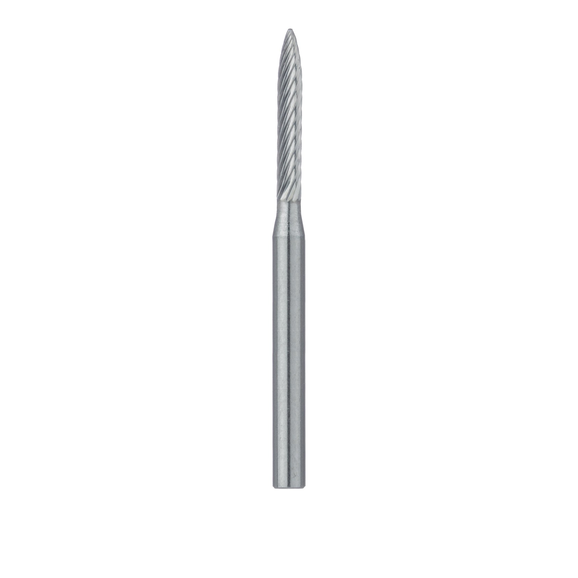 Meisinger HM48L-012-FG Flame FG Fine Grit Trimming & Finishing Carbide Burs 5/Pk