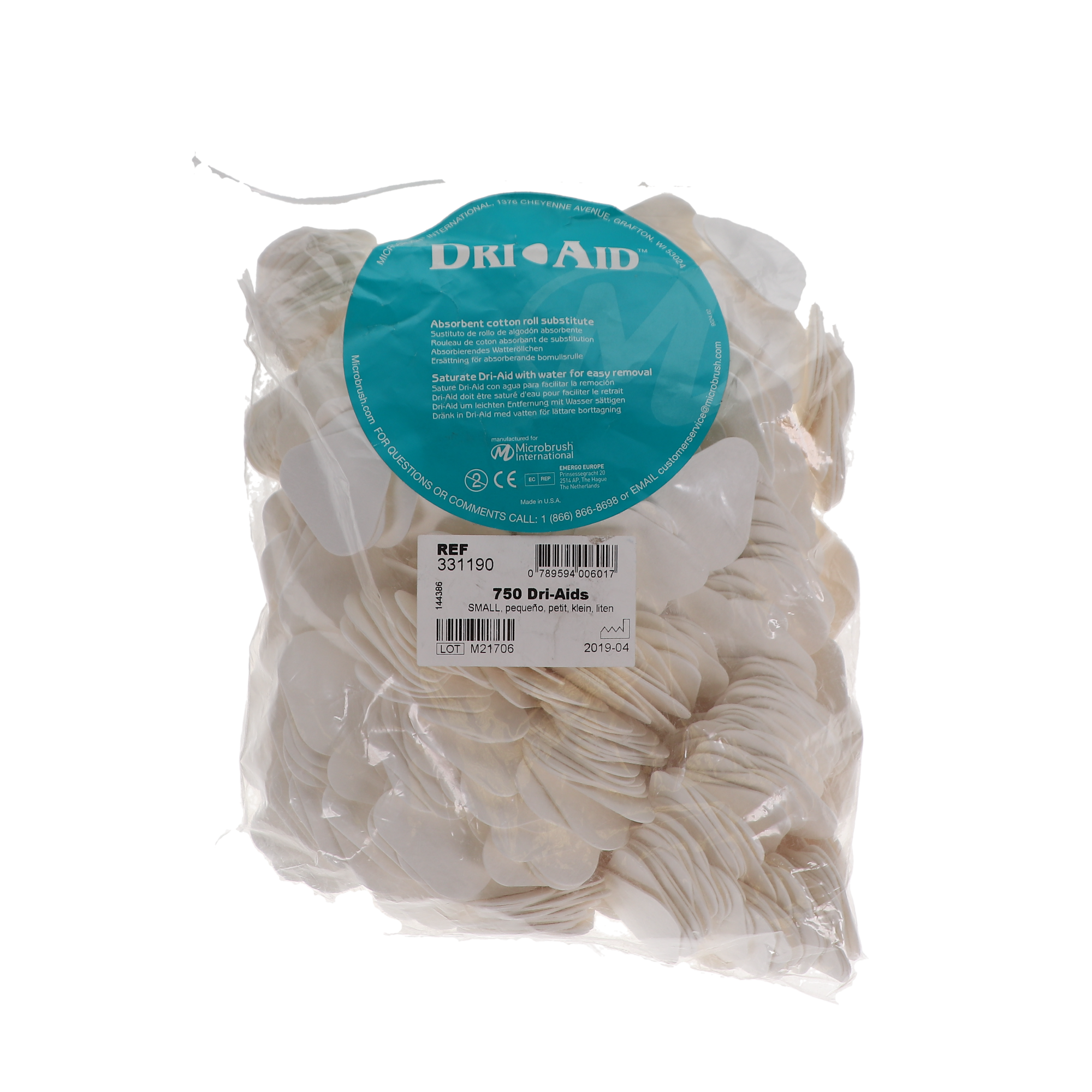 Buy Molnlycke Health Care 331190 Dri-Aid Cotton Roll Substitutes Small ...