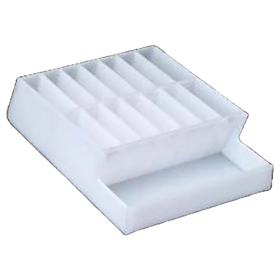 Plasdent 1001 Plier Rack Drawer Type White/Clear 6.5