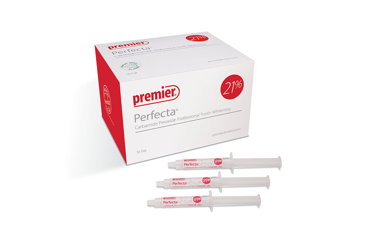 Premier Dental 4004215 Perfecta Bulk Pack 21% Tooth Whitening Gel Mint 50/Bx EXP Aug 2025