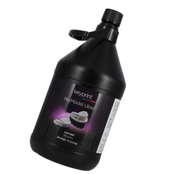 Keystone 4240010 KeyPrint KeyModel Ultra Laboratory 3D Printing Resin Light Grey 4kg