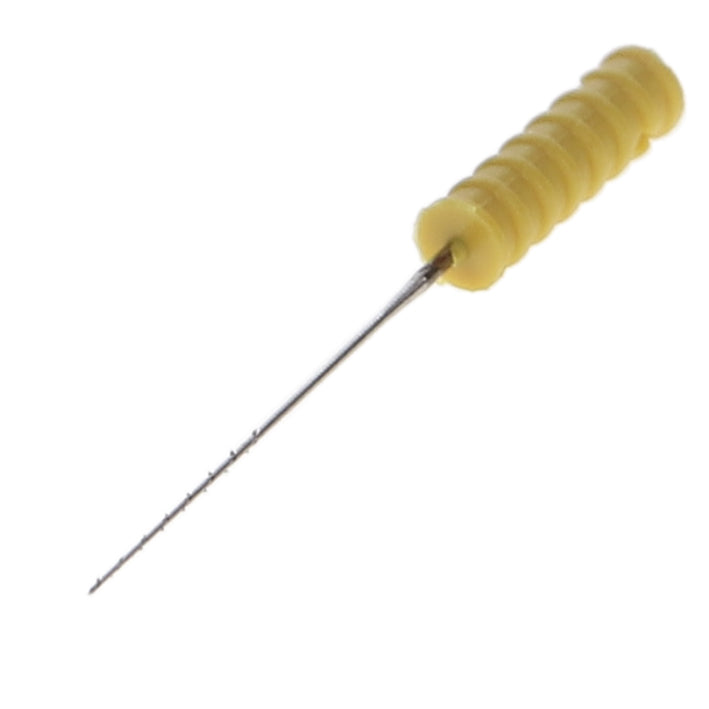 House Brand Dentistry 400622 HSB Barbed Broaches #2 XX-Fine 21mm Yellow Sterile 10/Pk