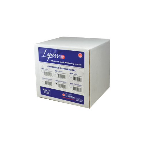 Dharma Research 20-00022 Lapiss CP Tooth Whitening 30% Mint Gel Standard Kit 5/Pk x 3ml