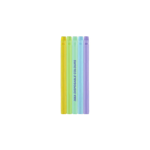 Premium Plus ONE308A-B Vented 'S' Cut Oral Evacuation Tips Assorted Colors 1000/Pk
