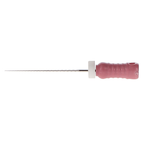 House Brand Dentistry 400448 HSB Hedstrom Endodontic Files 21mm #06 Pink Stainless Steel 6/Pk