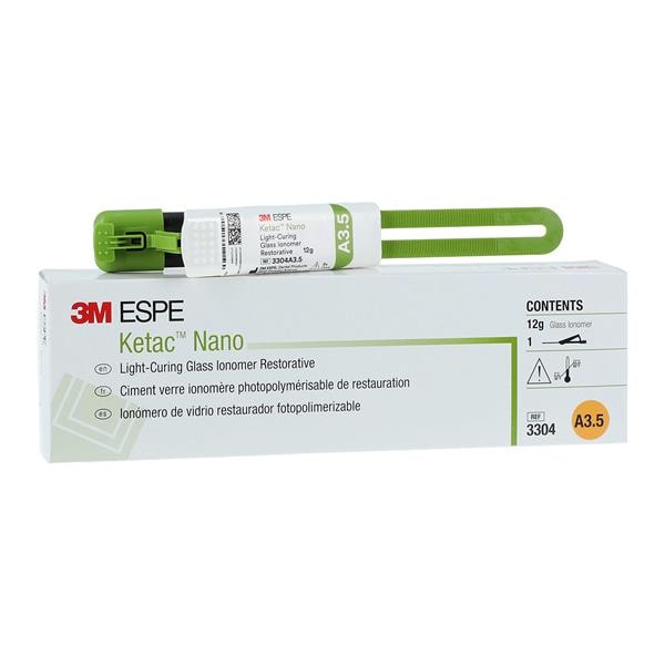 3M Solventum 3304A3.5 Ketac Nano Glass Ionomer Restorative Clicker A3.5 12gm