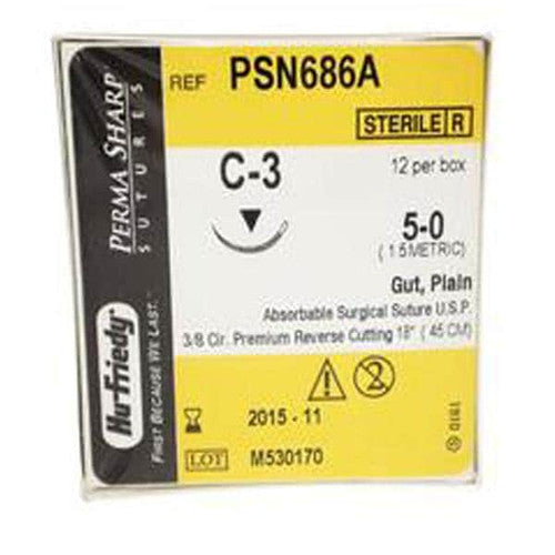 Hu-Friedy PSN686A Plain Gut Absorbable Sutures 18
