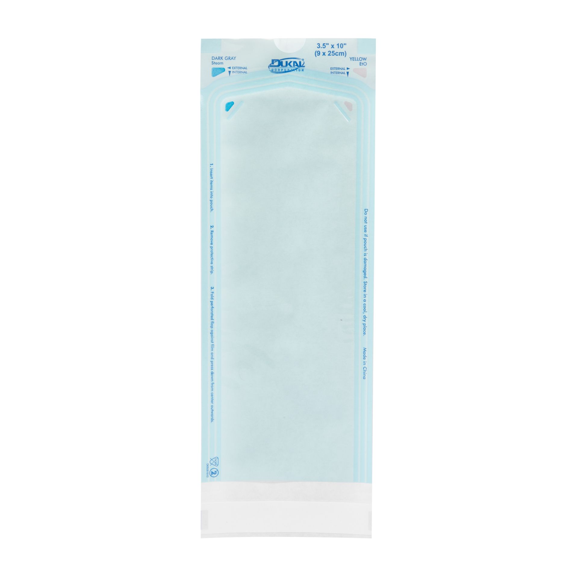 Dukal 27304-BK Sterilization Pouches Autoclave Bags 3.5