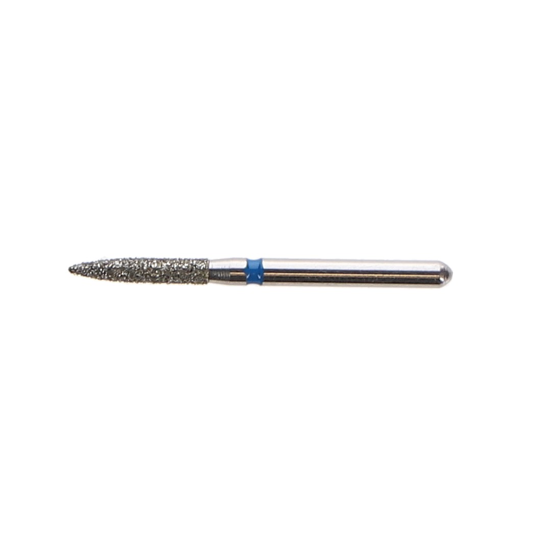 House Brand Dentistry 401890 HSB FG 862-014M Flame Medium Grit Diamond Burs 10/Pk
