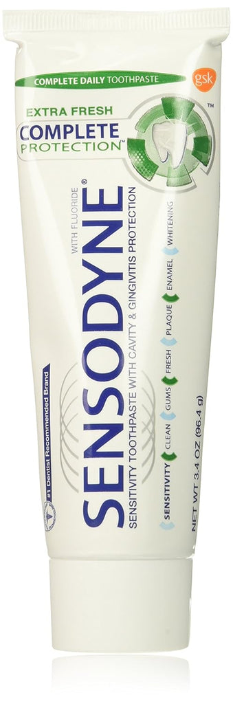 GlaxoSmithKline 08560 Sensodyne Complete Protection Extra Fresh Toothpaste 12/Pk 3.4 oz