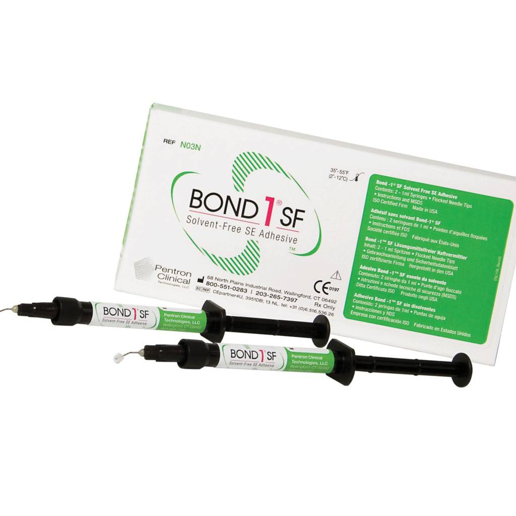 Pentron N03N Bond-1 Solvent Free SE Dental Adhesive Syringes 2/Pk