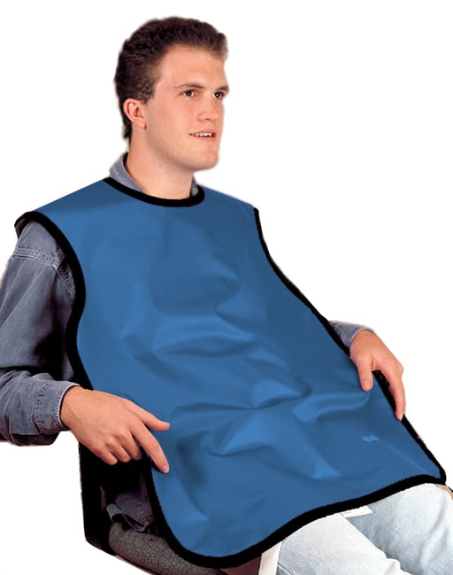 Flow X-Ray 75050-16 Dental Bib Lead Apron Adult Medium Blue