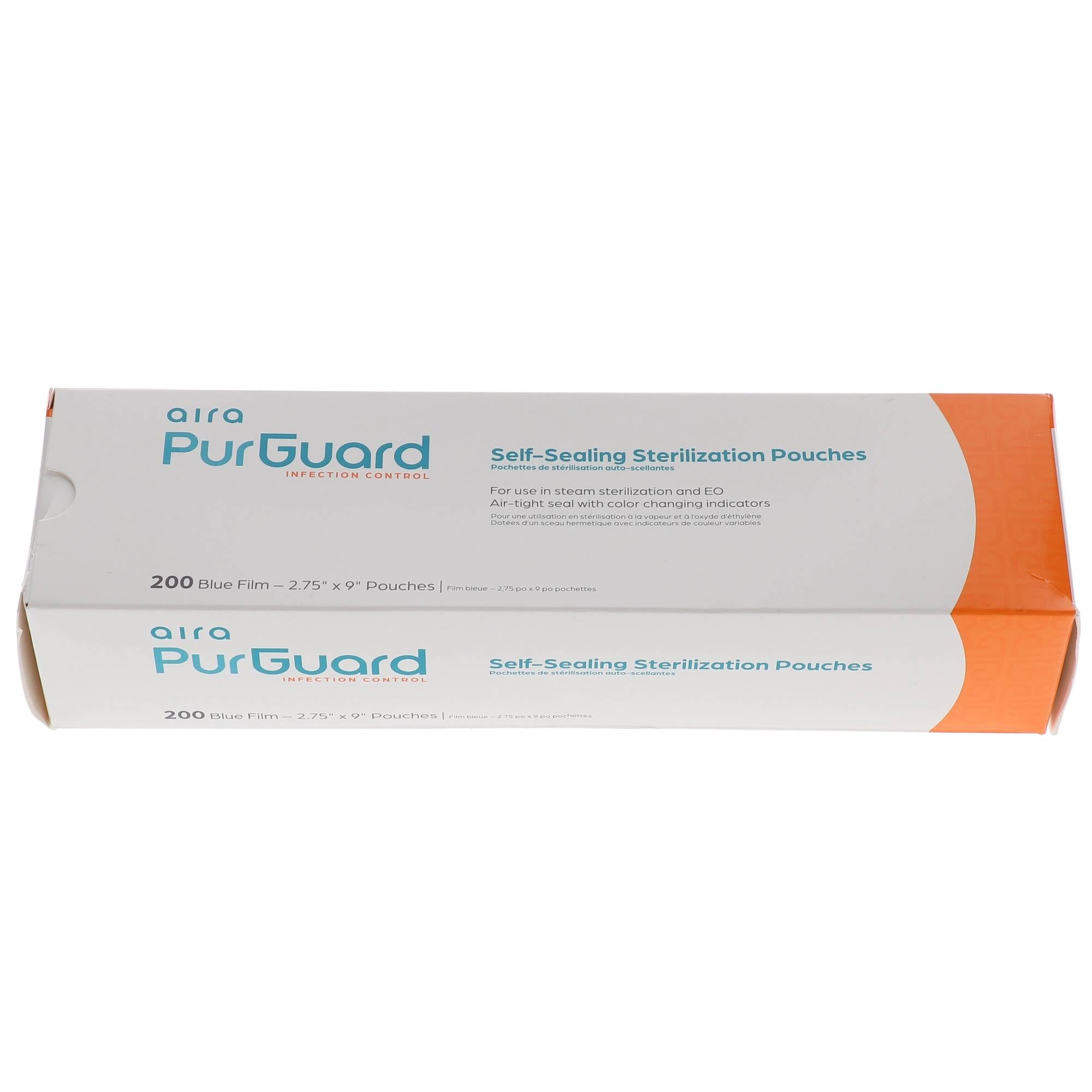 Aira 100529 PurGuard Self-Sealing Sterilization Pouches 2.75