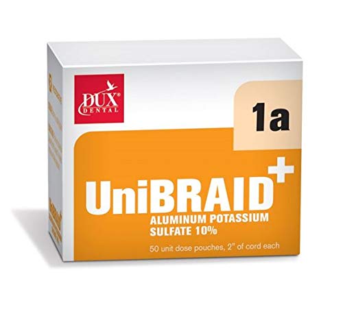 Dux Dental 13361 Unibraid With Aluminum Potassium 1A #1 Small 50/Bx