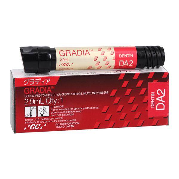 GC 001465 Gradia Micro Ceramic Dental Composite Dentin DA2 2.9mL