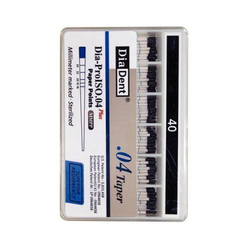 Diadent MP210-608 Dia-ProISO GT Paper Points .04 Spillproof #40 100/Bx