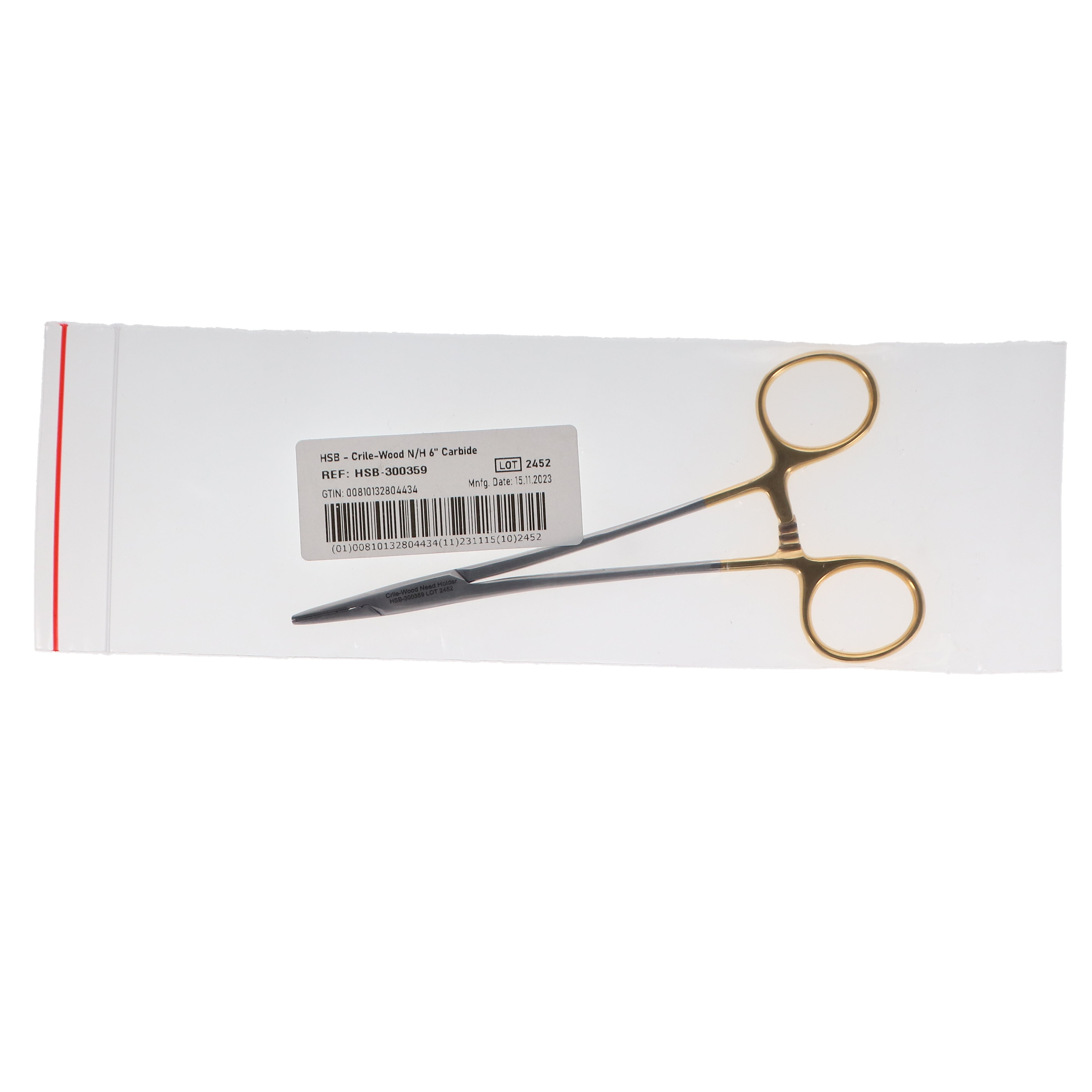 House Brand Dentistry 300359 HSB Crile-Wood Dental Needle Holder 6