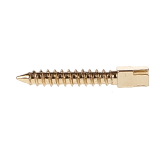 House Brand Dentistry 400015 HSB Gold Plated Screw Posts L6 #6 Long 11.8mm 12/Pk