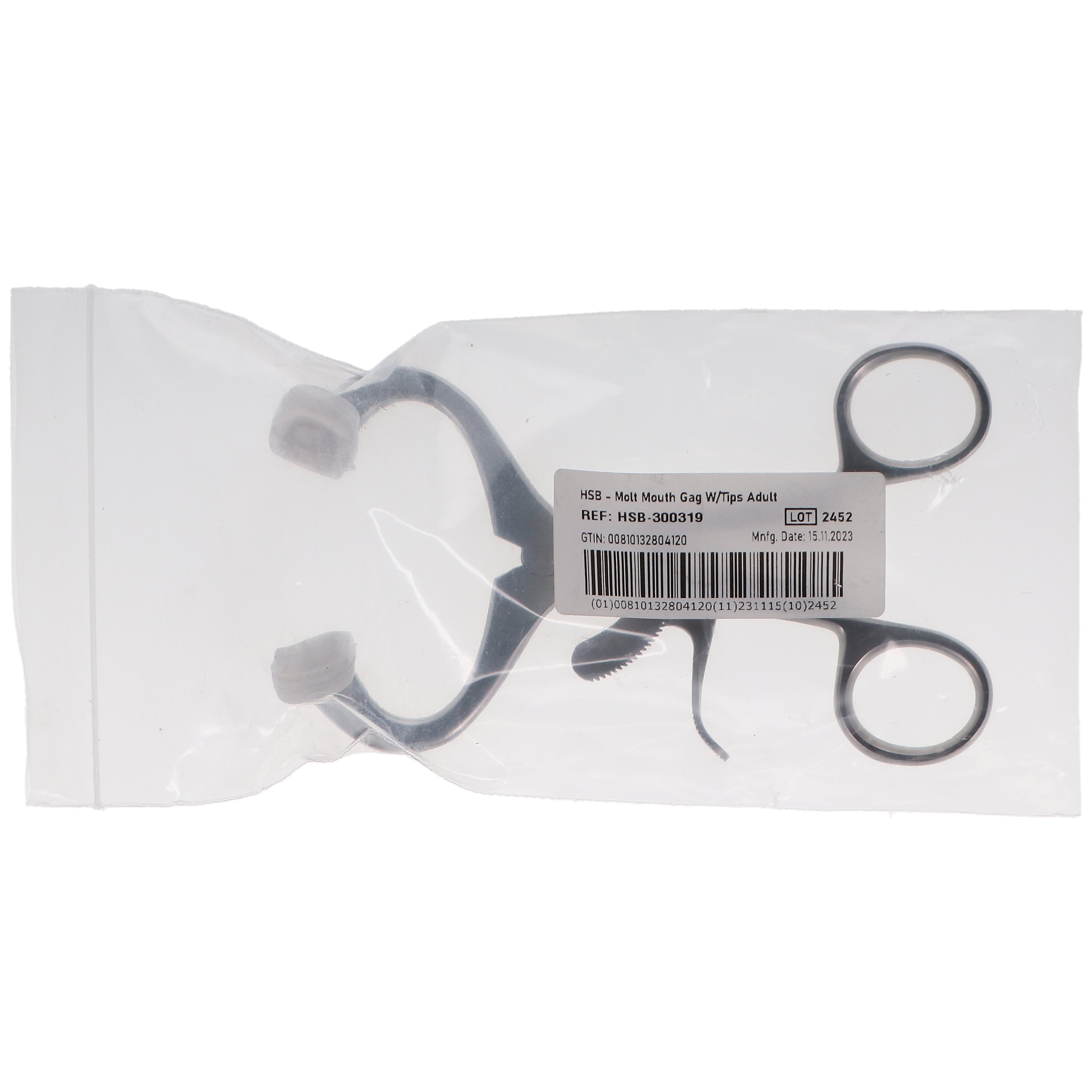 House Brand Dentistry 300319 HSB Dental Molt Mouth Gag With Tips Adult