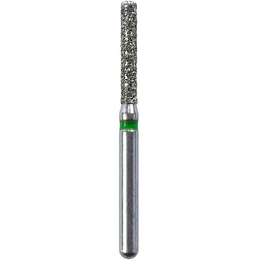 Mydent 837-014C-5 Defend FG Flat End Cylinder Coarse Grit Diamond Burs 5/Pk
