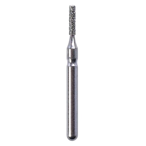 Mydent 835-010M-5 Defend FG Flat End Cylinder Medium Grit Diamond Burs 5/Pk