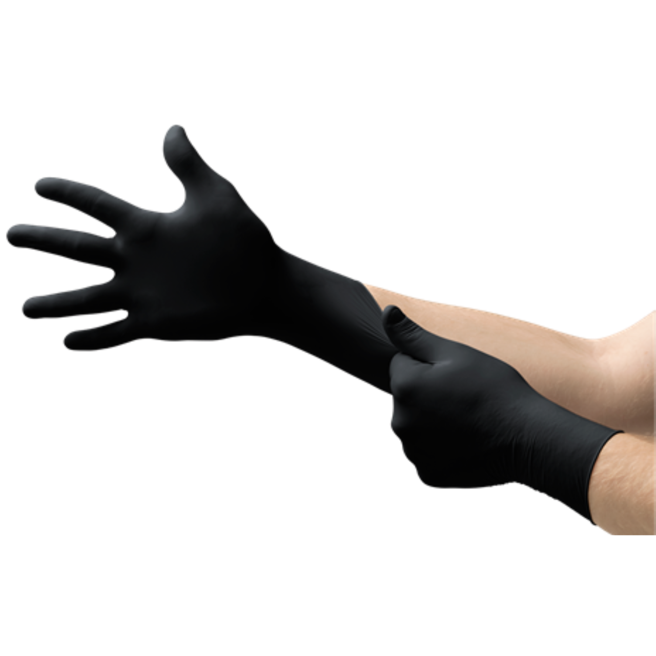 Dash Medical BMN100M Black Maxx Nitrile Exam Gloves Powder Free Medium 100/Bx