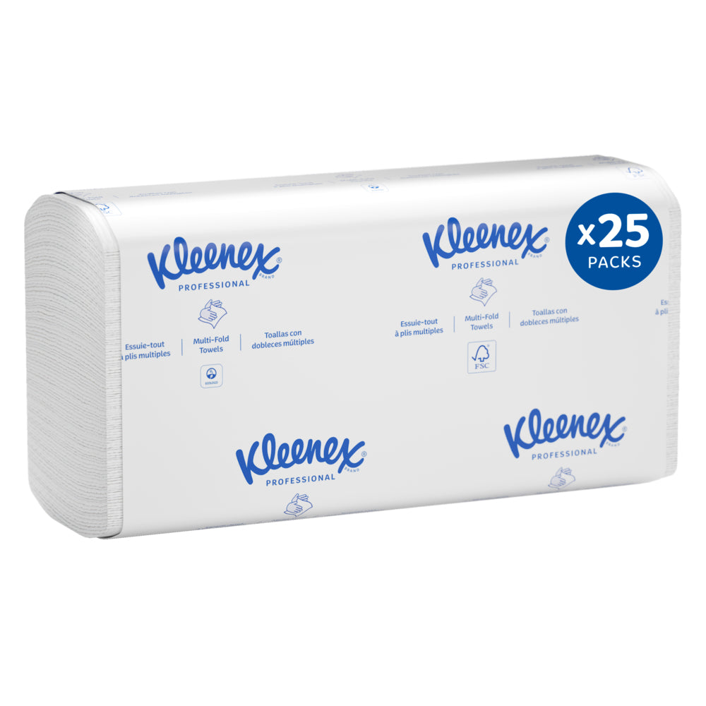 Halyard 13254 Kleenex Premier Scottfold Paper Towels 3000/Cs
