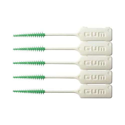 Sunstar Butler 632DB GUM Soft Dental Picks Original Green 5 X 72/Pk