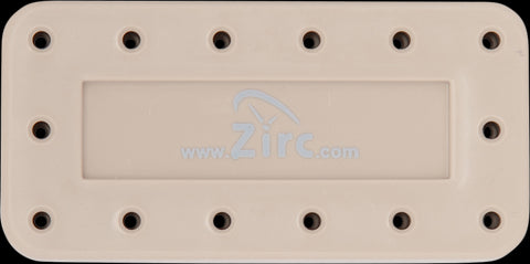 Zirc Dental 50Z403G Magnetic Bur Block 14-Hole Microban Beige