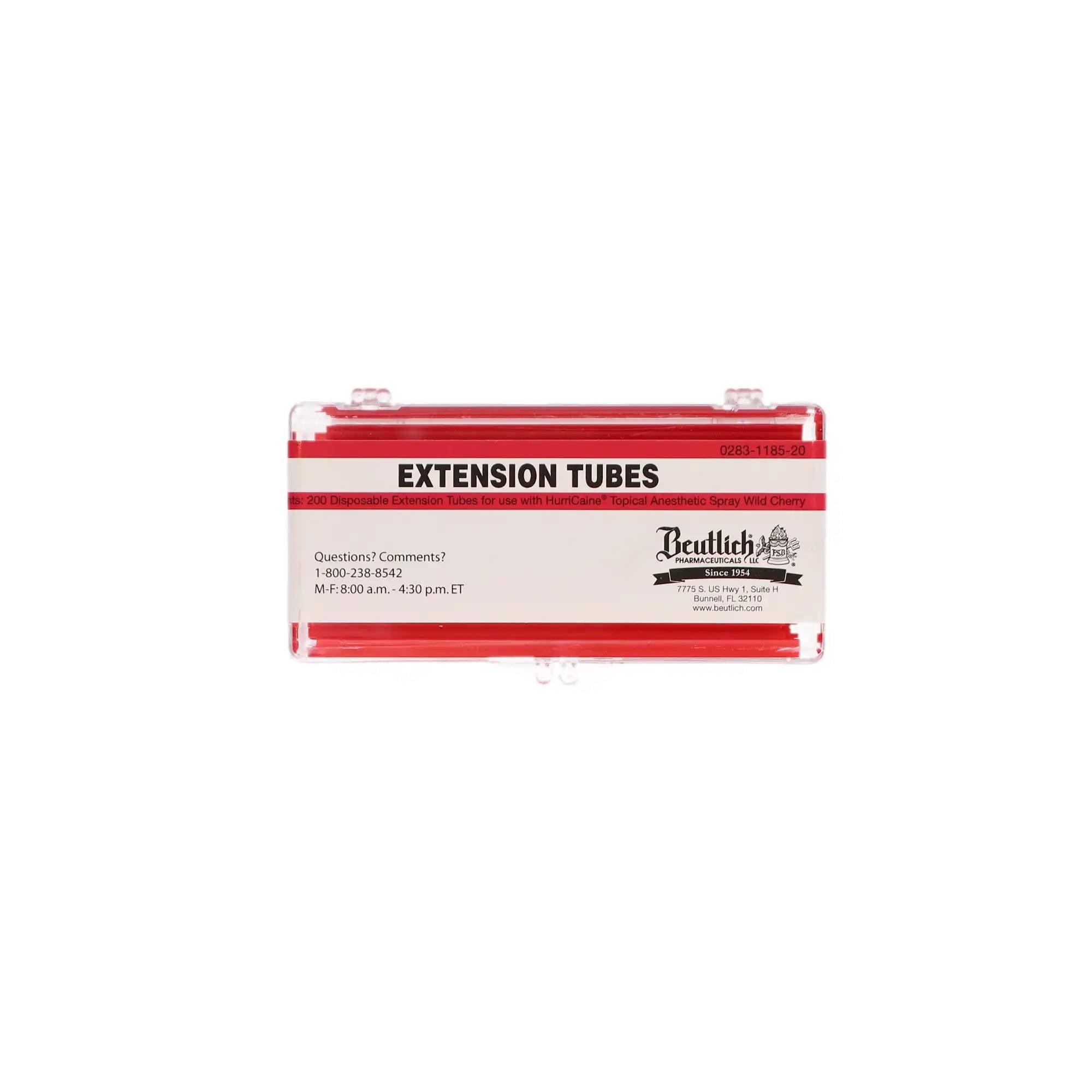 Beutlich 0283-1185-20 Topical Anesthetic Spray Extension Tubes 200/Pk
