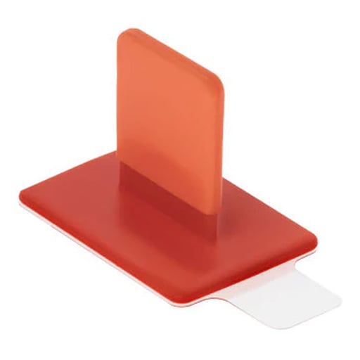 Pac-Dent 131115 EZ Aim SoftBite Adhesive Cushioned Bite Tab Holders Universal Red 100/Pk