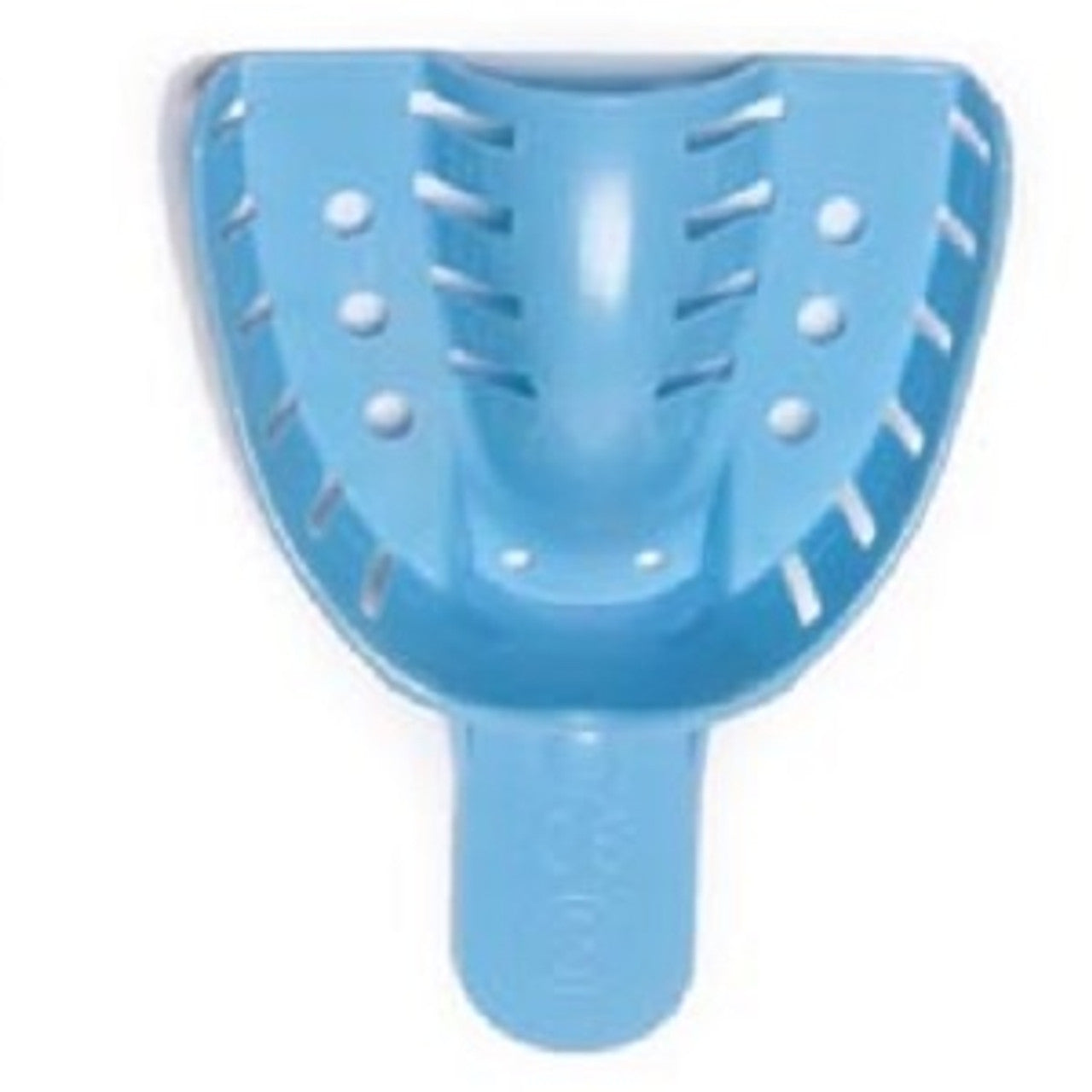 Quala QIT3MDUP Perforated Dental Impression Trays #3 Medium 12/Pk