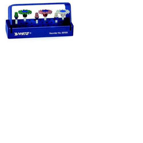 SS White 89199 Jazz Twist Intraoral Porcelain Dental Polishing Kit