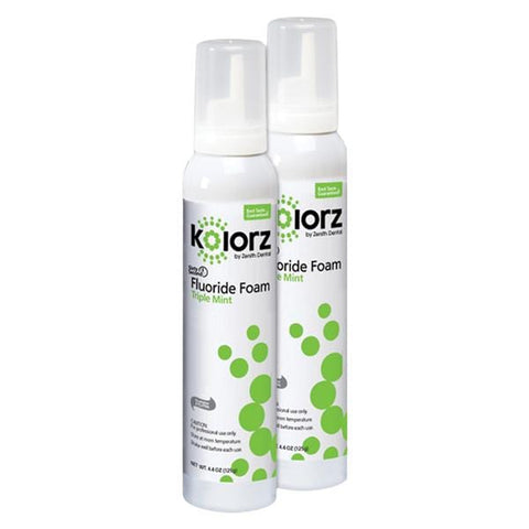 DMG 766205 Kolorz Neutral Fluoride Foam Triple Mint 2/Pk 4.4oz